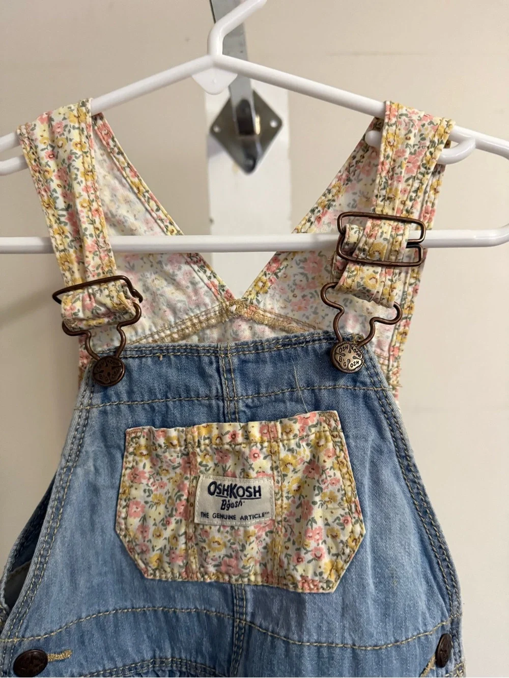 Oshkosh B’Gosh Denim and Floral Jumper